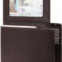 Lanyani RFID Wallets Bifold Simple (ZB-Brown)