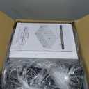 Mr IRONSTONE Under Bed Storage Containers with 6 Wheels | Upgraded Heavy-Duty Metal Frame Holds Up to 80LBS | Space-Saving Rolling Underbed Storage Organizer for Shoes, Clothes & Seasonal Items (2 Pack(25.4"16.7"6.3"))