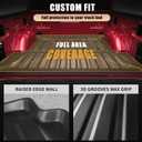 Truck Bed Mat Fit for 2002-2018 Dodge RAM 1500 & 2002-2024 Ram 2500/3500 & 2019-2024 1500 Classic Accessories 6.4FT All Weather Protection TPE Heavy Duty Bed Liners