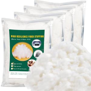 600g/21.2oz Pillow Stuffing, Stuffing for Stuffed Animals, StuffingFiber Fill, Crochet Stuffed, Polyester Fiber in Crafts, Premium Fiber Fill for Filling Crafts DIY