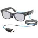 Charging Cable for Ray-Ban Meta Wayfarer RW4006/4008 & Gen 2 RW4012(53mm & 50mm)  Type-C Clip-On Charger, Charge While Wearing, Compatible with Power Bank, Phone, Car, Laptop