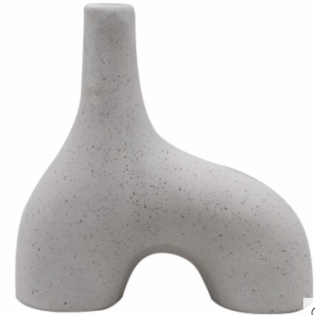 HD Designs Ceramic Vase - White