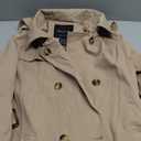 CREATMO US Women's Trench Coat Double-Breasted Classic Lapel Overcoat Belted Slim Outerwear Coat with Detachable Hood Medium