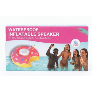 Waterproof Inflatable Speaker, The Donut Waterproof Speaker for Pool & Beach Parties