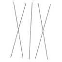 Homoyoyo 5pcs Tungsten Wire Kiln Firing Tool High Heat Pottery Accessory Jewelry Pendant Burning Wire