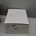 Animal Full Head Dog Mask Fursuit Therian Plush Realistic Masks for Party Halloween Cosplay Costume Accessory (Blackwhite)