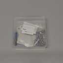 12 Pack Flat Mending Plate, Metal Bracket, Stainless Steel Brace 2.36 x 1.49'', Fixing Joining Plate for Wood with 48PCS Screws, 1x Screwdriver., Black, QSJ-03