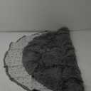 Grey Round Rugs 4Ft for Bedroom, Fluffy Circular Area Carpet, Plush Carpet for Teenagers and Men Cute Gray Carpet, Suitable for Children's Rooms Family Offices Dormitories Daycare Centers