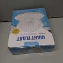 52" Thickened Inflatable Seashell Pool Float, Giant Pool Floating Raft Chair with Pearl Balls, for Children's Party, Ocean Theme Decorations, Beach & Pool Party Decorations