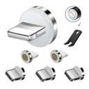 7-Pin i-Products Magnetic Tips,6Pcs 7Pin Fast Magnetic Connector Tips for iProducts Devices Without USB Cables