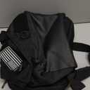 Tactical Lunch Box for Men, Large Insulated Lunch Bag for Adult, Heavy Duty Double Deck Expandable Lunch Cooler Bag with American Flag, Leakproof Soft Lunch Pail for Work Office Camping - Black (16.5L)