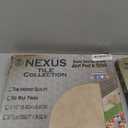 Nexus Self Adhesive 12-Inch Vinyl Floor Tiles, 20 Tiles - 12" x 12", Carrera Marble Slate Pattern - Peel & Stick, DIY Flooring for Kitchen, Dining Room, Bedrooms & Bathrooms by Achim Home Decor