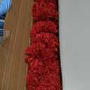 12 Pcs Artificial Chrysanthemums Flowers Silk Red Ball Flowers Fake Mums Flowers for Christmas Wedding Floral Table Centerpiece Home Decor (12, Red)