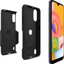 OtterBox Samsung Galaxy A01 Commuter Series Lite Case - Black, Slim & Tough, Pocket-Friendly, with Open Access to Ports and Speakers (no Port Covers)