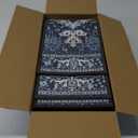 Stair Treads for Wooden Steps Indoor, 15 Pack 8" X 30" Non Slip Carpet Stair Treads with Reusable Adhesive for Kids Elders and Dogs, TPR Backing Stair Rugs Oriental Staircase Step Treads,Bohemia