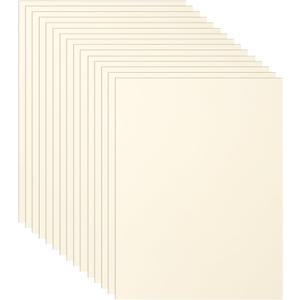 Guakicae 100 Sheets Cream Cardstock 8.5 x 11 Off White Paper, 200gsm/75lb Heavyweight Ivory Paper Card Stock for DIY Card Making, Wedding Invitations, Crafting, Memus, Certificates, Recipe
