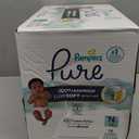 Pampers Pure Protection Baby Diapers, Size 0 (10 lbs), 76 Count, Up to 100% Leakproof, Premium Plant-Based Skin Protection, Hypoallergenic Soft Diapers (Newborn)