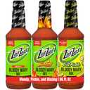 Zing Zang Bloody Mary Mix Variety Pack, (1) Original (1) Blazing (1) Pickle Bloody Mary, Non-Alcoholic Cocktail Mixer, 32 Fl Oz Bottles (Pack of 3)