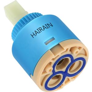 Faucet Cartridge Replacement Diameter 35mm Double Sealing with 90 Degree Rotation Ceramic Cartridge Valve Suitable for Single Handle Kitchen Basin Shower Faucet Replacement Parts (35mm)