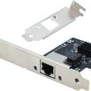 2.5Gb PCIe Network Card,2.5GBase-T PCI Express Network Adapter NIC, with Realtek RTL8125B Controller, Single RJ-45 Port, PCIe 2.1 x1 Support Windows Server/Linux