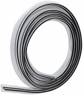 Frost King ES184W Weatherseal Replacement, 1/2In Wide x 3/4In Thick x 7Ft Long, White