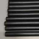 10 Pack 3/4 Inches x 16 Inches Black Malleable Steel Nipples Fitting, DIY Steampunk Industrial Vintage Style.