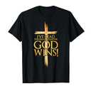 I've Read the Final Chapter God Wins Christian Faith Cross T-Shirt 2XL