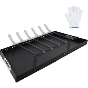 3 Piece Fireplace Tray Ash Pan,Adjustable Fireplace Tray for Up to 38" Fireplace Grates,Expandable Fireplace Ash Pan for Ash Collection,Large Trapezoid Stainless Steel,Fireplace Removable Ash Tray