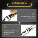 22 inch Ball Bearing Drawer Slides 6 Pairs (12pcs) - 100LB Capacity, Full Extension Side Mount Slides for Kitchen Cabinets, Wardrobes, Office Furniture (Silver 22inch)