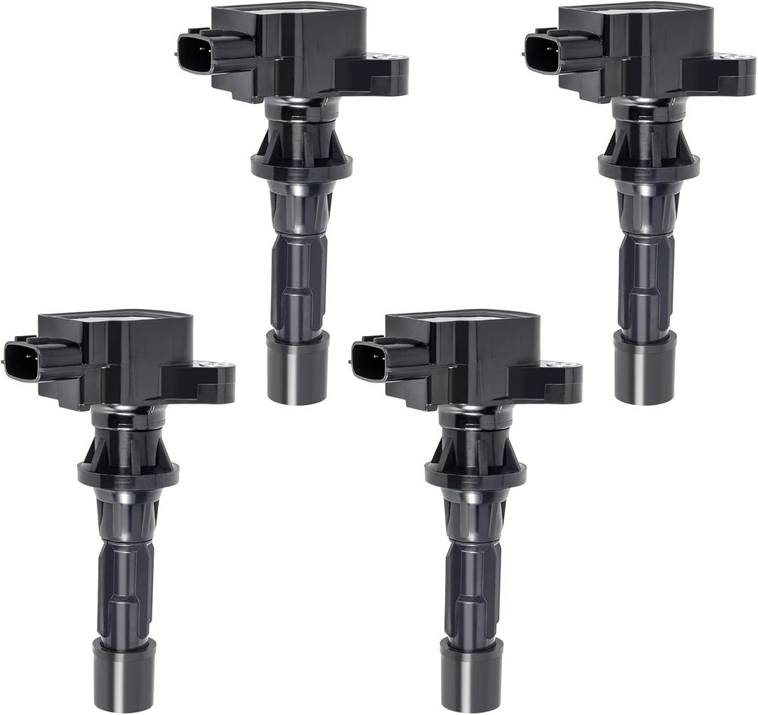 UF540 Ignition Coil Pack Compatible with Mazda 3 CX-7 CX7 Mazda 6 MX-5 2.0 2.5 L4 2006 2007 2008 2009 2010 2011 2012 2013, Replaces C1683 UF540, Set of 4