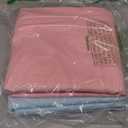 Eunzel 2 Pack Hot Yoga Towel Non Slip Yoga Mat Towel Non-Slip Sweat Absorbent Microfiber Towel for Hot Yoga, Pilates and Workout 72" x 26.5", Pink/Blue