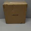 12x12 Picture Frame Set of 9, Display Pictures 8x8 with Mat or 12x12 without Mat, Multi Collage Gallery Square Photo Frames for Wall or Tabletop, Brown