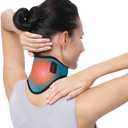 USB Neck Heating Pad Electric Neck Wrap for Pain Relief Heated Neck Warmer Physical Therapy Heated Neck Brace 3 Adjustable Temp Auto Shut Off Thermal Neck Support Neck Protector for Soreness Stiffness (Green)