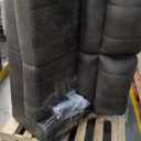 Signature Design by Ashley Navi Faux Leather Modern Queen Sofa Sleeper, Gray (Grey)