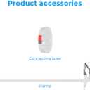 17" Flexible Gooseneck Mount for Infant Optics DXR-8 & DXR-8 PRO - Secure Clip Clamp Baby Monitor Camera Holder, Crib & Wall Stand