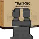 Compatible with 2025 Chevy Equinox/GMC Terrain Floor Mats (Non EV), All Weather TPE Rubber Custom Fit Waterproof Anti-Slip High Edge 1st & 2nd Row & Cargo Liner for Chevrolet Equinox Accessories Black