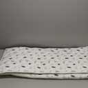 Toddler Nap Mat with Blanket 50" x 21" x 1.5", Nap Mat for Boys Girls Super Soft and Cozy, Kids Sleeping Bag for Preschool, Daycare, Toddler Sleeping Bag, White