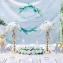 White Flowers Balls for Centerpieces: 10 PCS 11.8" Diam Flower Centerpieces for Tables in Wedding Reception Decorations Arrangement for Party Celebration Planners
