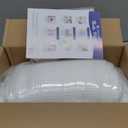 OMYSTYLE Full Body Bath Pillow, Bath Pillows for tub with Mesh Washing Bag & 21 Non-Slip Suction Cups, Spa Bathtub for Head Neck Shoulder and Back Support - 5D Air Mesh & Quick Drying (50x16 Inch (Pack of 1), White)