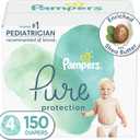 Diapers Size 4, 150 Count - Pampers Pure Protection Disposable Diapers