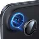 TORRAS 3-Year Ultimate Durability for iPhone Air Camera Lens Protector-1:1 Invisible Fit & Ultra Clarity, Military-Grade 9H+ Aerospace Glass Anti-Scratch Easy Installation,Black