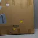 Bathroom Flower Picture Wall Art Blossom Teal White Floral Framed Painting Canvas Print with Hand Painted for Home Bedroom Decor 12 x 12 inches