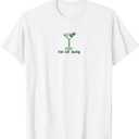 Tini Bit Lucky Funny Martini 8 Ball Patricks Day T-Shirt Small