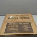 WOWSTAR 12-Pack 24"x24" Drop Ceiling Tiles, Vintage Style Waterproof Glue up Ceiling Panels Decor, Antique Gold