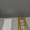 LAUCHUH 3 Tier Serving Tray, Porcelain Serving Platter Tier Serving Stand with Collapsible Sturdier Rack, Serving Trays and Platters Dessert Party Display Set for Easter, Gold, 12 Inch