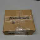 Kwikset Casey Interior Privacy Door Handle with Lock, Door Lever For Bathroom and Bedroom, Matte Black Reversible Keyless Turn Lock, with Microban Protection (1 Pack)