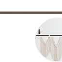 Wooden Tapestry Hanger Telescopic Rod Adjustable Aesthetic Wall Hanging Rod Rustic Solid Wood Rug Hanger for Tapestries Blankets Curtains Dream Catcher and Wall Decoration (9-44.5 Inch) (1 Pcs)