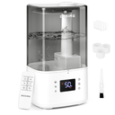 BOXING 6L Warm & Cool Mist Humidifiers for Bedroom, Air Humidfier for Large Room with Remote Control, Auto Mode Perfect for Baby & Plants, Top Fill, Sleep Mode, Timer, Essential Oil Tray, 60H
