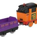 Thomas & Friends Motorized Toy Train Nia Battery-Powered Engine with Cargo for Pretend Play Preschool Kids Ages 3+ Years