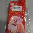 Yzniyzce Red Christmas Case for iPhone 15 Pro, Silicone Cover with Lovely 3D Doll Cute Patterns Design Shockproof Soft TPU Cartoon Xmas Present Skin Cases for iPhone 15 Pro 6.1", Santa Claus